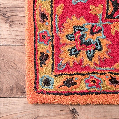 nuLOOM Remade Montesque 7-Foot 6-Inch x 9-Foot 6-Inch Area Rug in Orange. View a larger version of this product image.