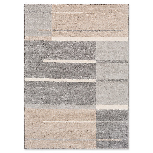 Gray 3-Feet 6-Inch by 5-Feet 6-Inch Surya Hand Knotted Casual Accent Rug 