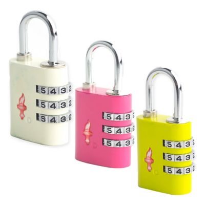 bed bath and beyond luggage locks