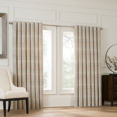 Valeron Lustre Grommet Top Double Wide Window Curtain Panel (Single)