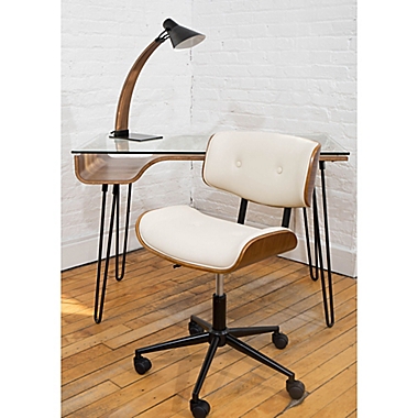 LumiSource&reg; Lombardi Mid-Century Modern Office Chair. View a larger version of this product image.