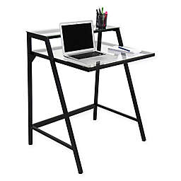 LumiSource® 2-Tier Contemporary Desk in Black