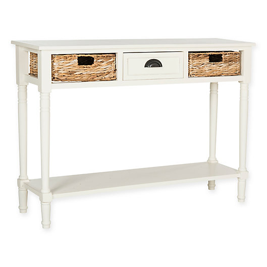 Alternate image 1 for Safavieh Christa Console Table in Distressed White