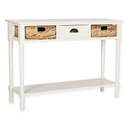 Safavieh Christa Console Table in Distressed White