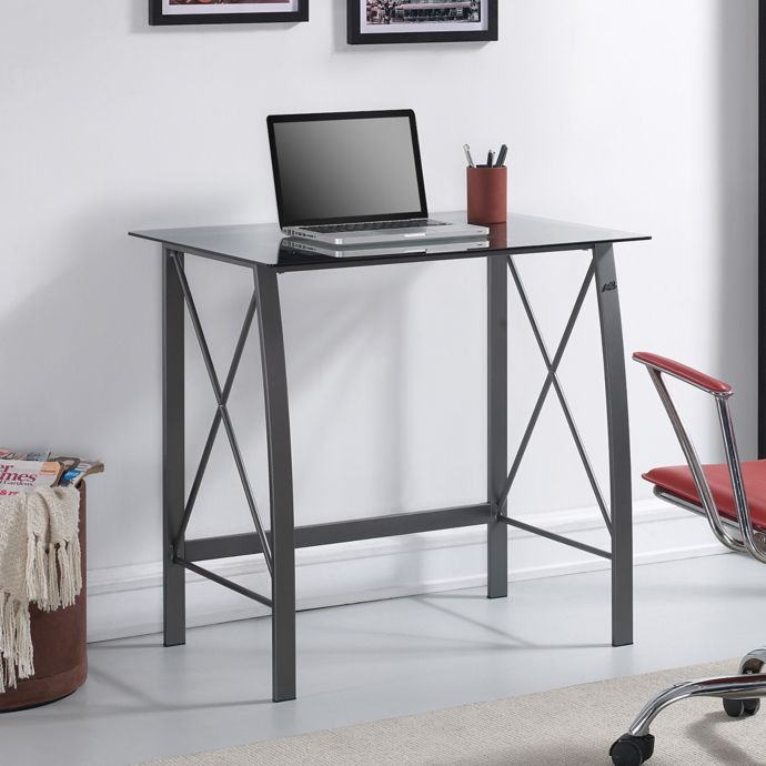 Bell O Computer Desk In Silver Bed Bath Beyond