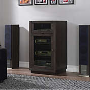 Bell&#39;O Coltrane Record Player Media Cabinet in Espresso