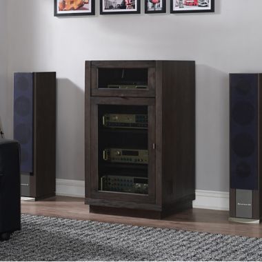 Bell'O Coltrane Record Player Media Cabinet in Espresso. View a larger version of this product image.