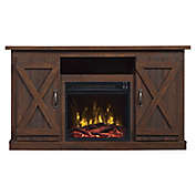 Bell&#39;O&reg; Classic Flame Cottonwood Fireplace TV Stand in Espresso