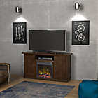 Alternate image 1 for Bell&#39;O&reg; Classic Flame Cottonwood Fireplace TV Stand in Espresso