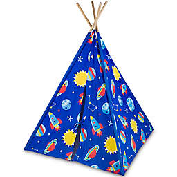 Olive Kids Out of This World Canvas Teepee in Blue