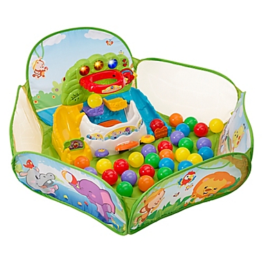 VTech&reg; Drop N Pop Ball Pit in Green. View a larger version of this product image.