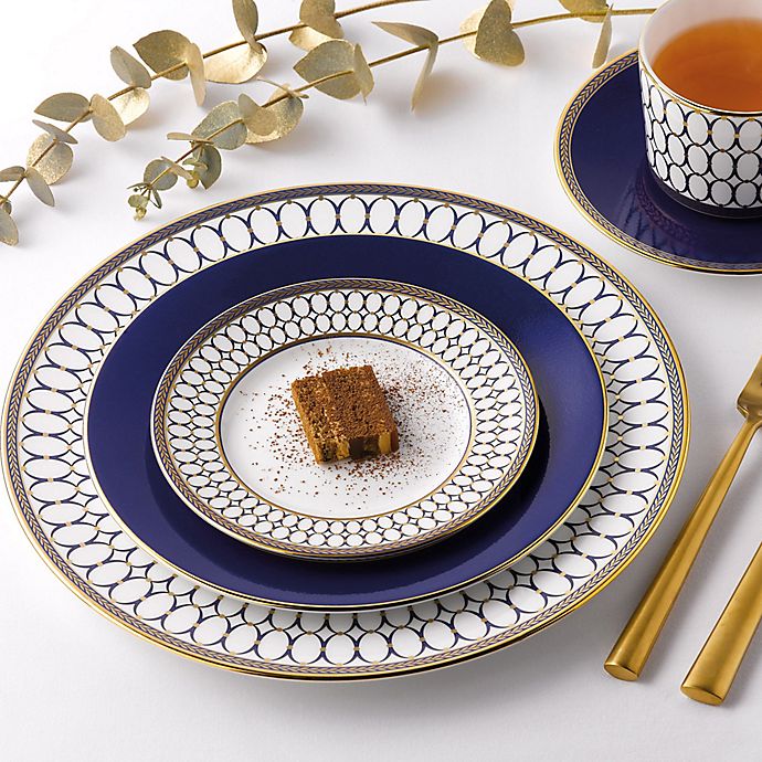 Wedgwood Renaissance Gold Tea Saucer Set of 4 