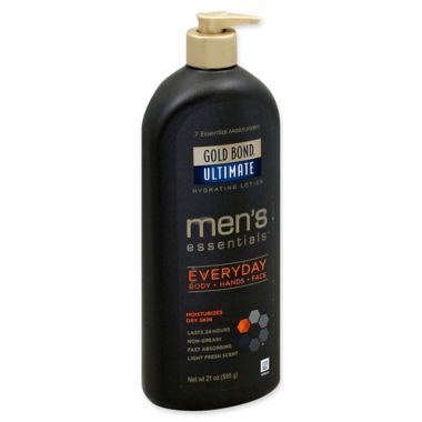 Gold Bond&reg; Ultimate Men's Essentials&trade; 21 oz. Everyday Hydrating Lotion. View a larger version of this product image.