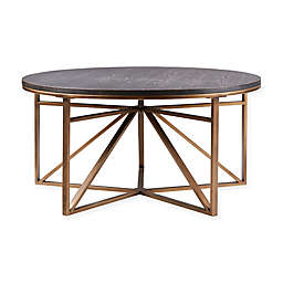 Madison Park Madison Round Coffee Table in Antique Bronze