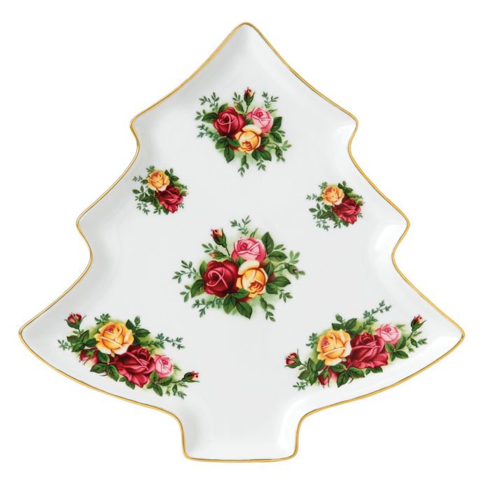 Royal Albert Old Country Roses Christmas Tree Tray Bed Bath & Beyond