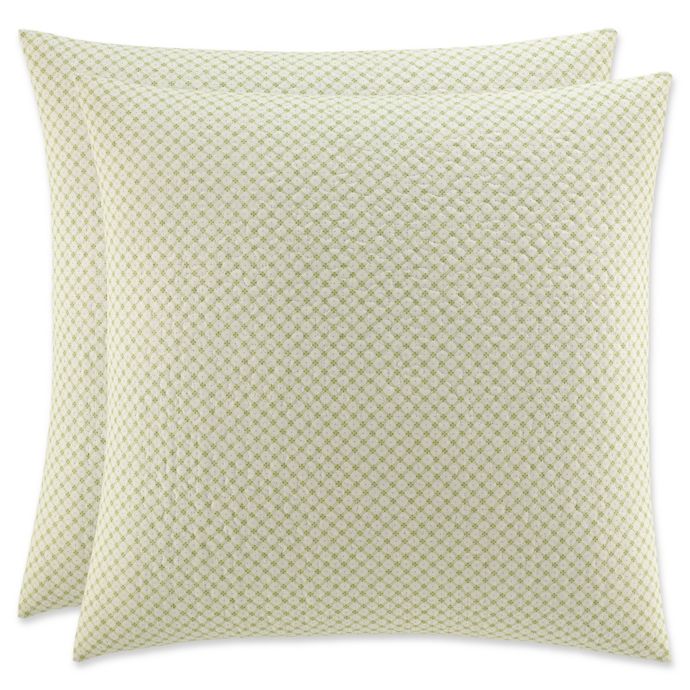 Laura Ashley® Rowland European Pillow Shams (Set of 2) Bed Bath & Beyond