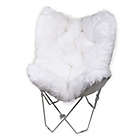 Alternate image 0 for Faux Fur Butterfly Chair