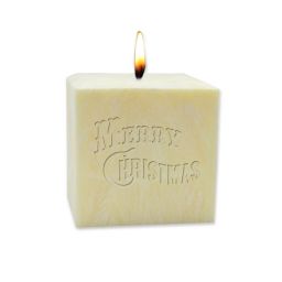 Carved Solutions Merry Christmas Citrus Escape Palm Candle
