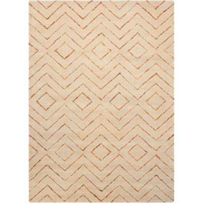 Nourison Barclay Butera Intermix 3&#39;6&quot; x 5&#39;6&quot; Handmade Area Rug in Sand