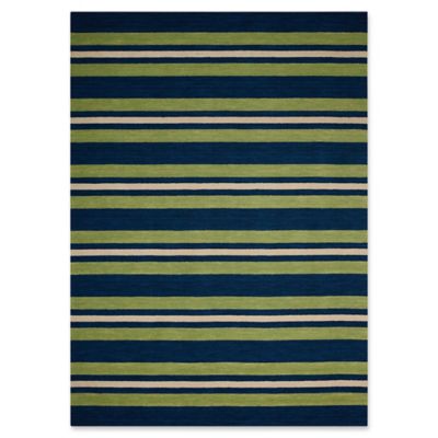 Nourison Barclay Butera Oxford Breeze 5&#39;3&quot; x 7&#39;5&quot; Area Rug in Blue/Green