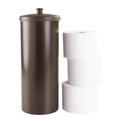 IDesign Kent 3 Roll Toilet Paper Canister In Bronze Bed Bath And   118450260961174p