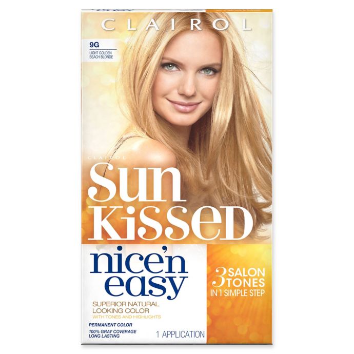 Clairol Nice N Easy Permanent Hair Color 9g 102g Light Golden