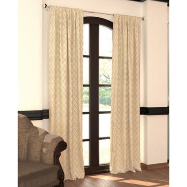 Designers' Select&trade; 95-Inch Emerson Rod Pocket/Back Tab Curtain Panel in Champagne (Single). View a larger version of this product image.