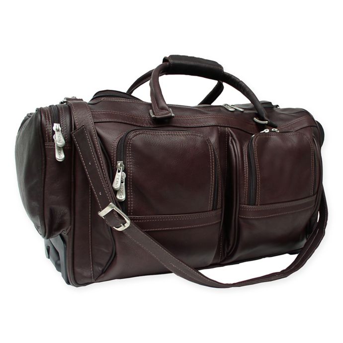 Piel® Leather Classic 20Inch Rolling Duffel Bed Bath & Beyond