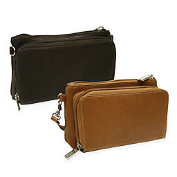 Piel® Leather Classic Shoulder Bag/Wristlet