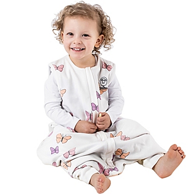 Woolino&reg; Size 6-18M 4 Season Baby Sleep Bag with Feet in Butterfly. View a larger version of this product image.