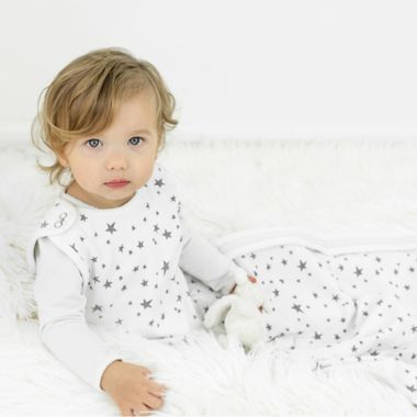 Woolino&reg; 4 Season Toddler Sleep Bag in Star White. View a larger version of this product image.