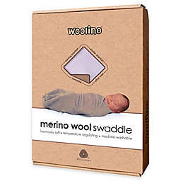 Merino Wool Swaddle Blanket in Lilac