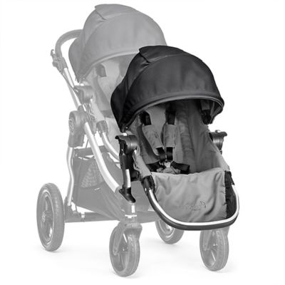 baby jogger city select second seat adaptors stroller grey