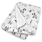Alternate image 0 for Just Born&reg; Animal Print Plush Blanket