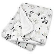 Just Born&reg; Animal Print Plush Blanket