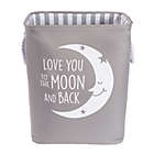 Alternate image 1 for Taylor Madison Designs&reg; &quot;Love You To the Moon&quot; Hamper in Grey/White