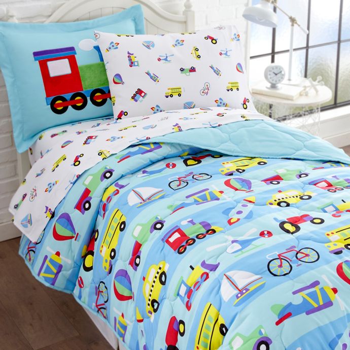 Olive Kids On The Go 7 Piece Multicolor Full Comforter Set