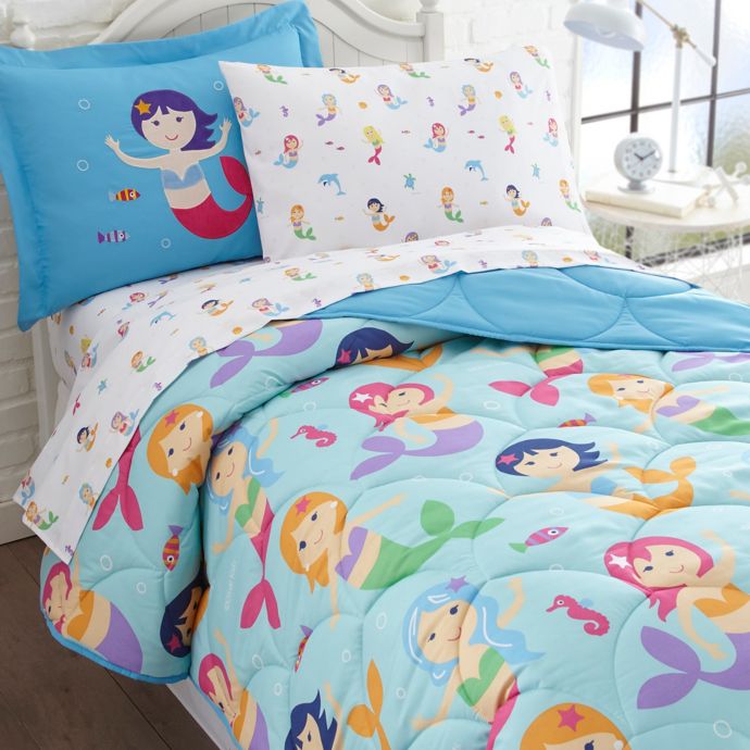 Olive Kids Mermaids 5-Piece Twin Bedding Set in Blue ...