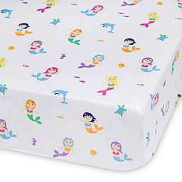 Olive Kids Mermaids Multicolor Fitted Crib Sheet