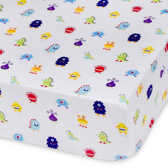 Olive Kids Monsters Multicolor Fitted Crib Sheet Buybuy Baby