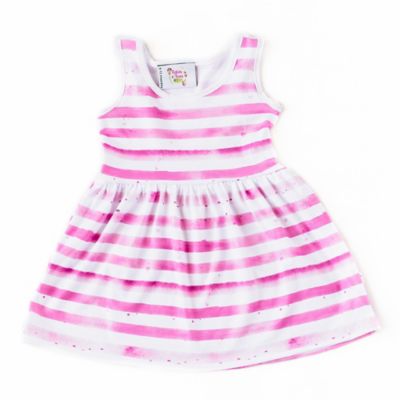 Pickles N&#39; Roses&trade; Striped Day Dress in Pink