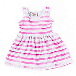 Pickles N' Roses™ Striped Day Dress in Pink