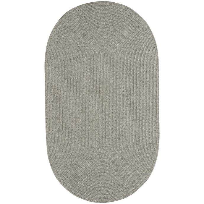 Capel Rugs Candor Oval Braided Indoor/Outdoor Rug in Green Bed Bath