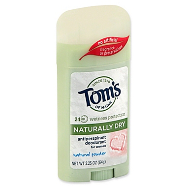 Tom&#39;s of Maine&reg; 2.25 oz. Women&#39;s Naturally Dry Antiperspirant Deodorant in Natural Powder. View a larger version of this product image.