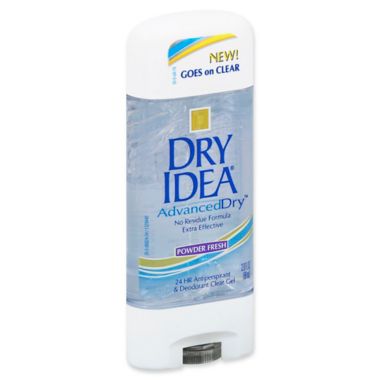Dry Idea&reg; AdvancedDry&reg; 3 oz. Clear Gel Antiperspirant and Deodorant in Powder Fresh. View a larger version of this product image.