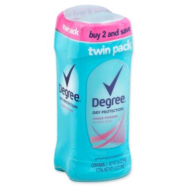 Degree&reg; 5.2 oz. 2-Pack Antiperspirant and Deodorant Invisible Solid in Sheer Powder. View a larger version of this product image.