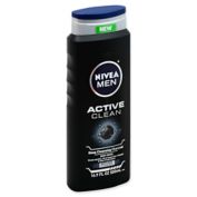 Nivea&reg; 16.9 oz. Men Active Clean Body Wash in Deep Cleansing Charcoal