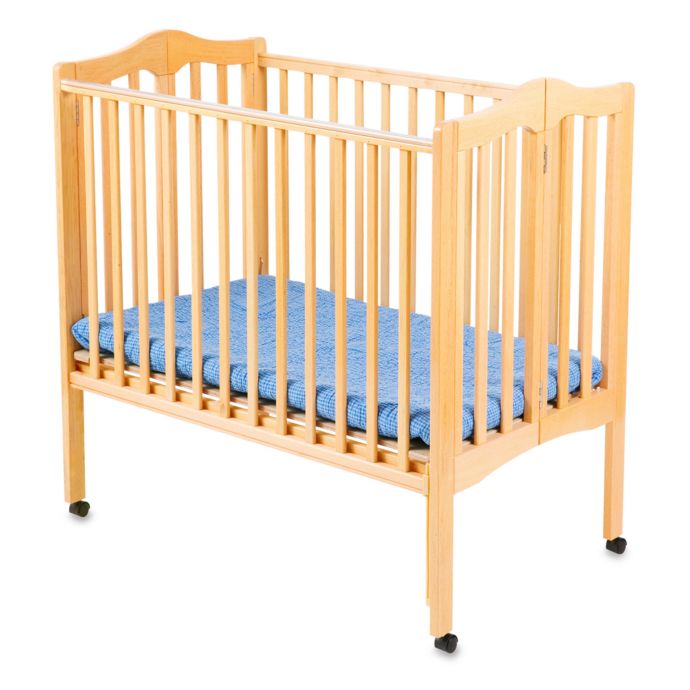 Delta Children S Portable Crib In Natural Buybuy Baby