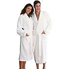 Alternate image 4 for Linum Home Textiles Large/Extra-Large Terry Unisex Turkish Cotton Bathrobe in White