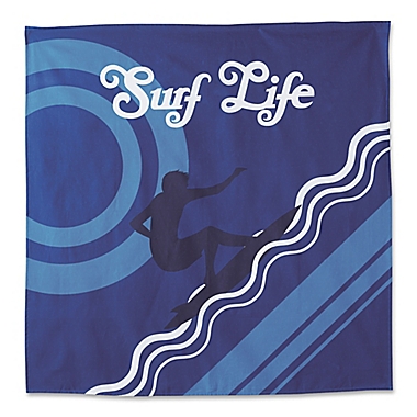 Hang Ten Pismo Beach Surf Life 57-Inch x 57-Inch Tapestry in Blue. View a larger version of this product image.
